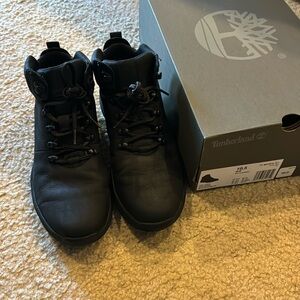 Mens Timberland Boltero Leather Hiker Boots in Black